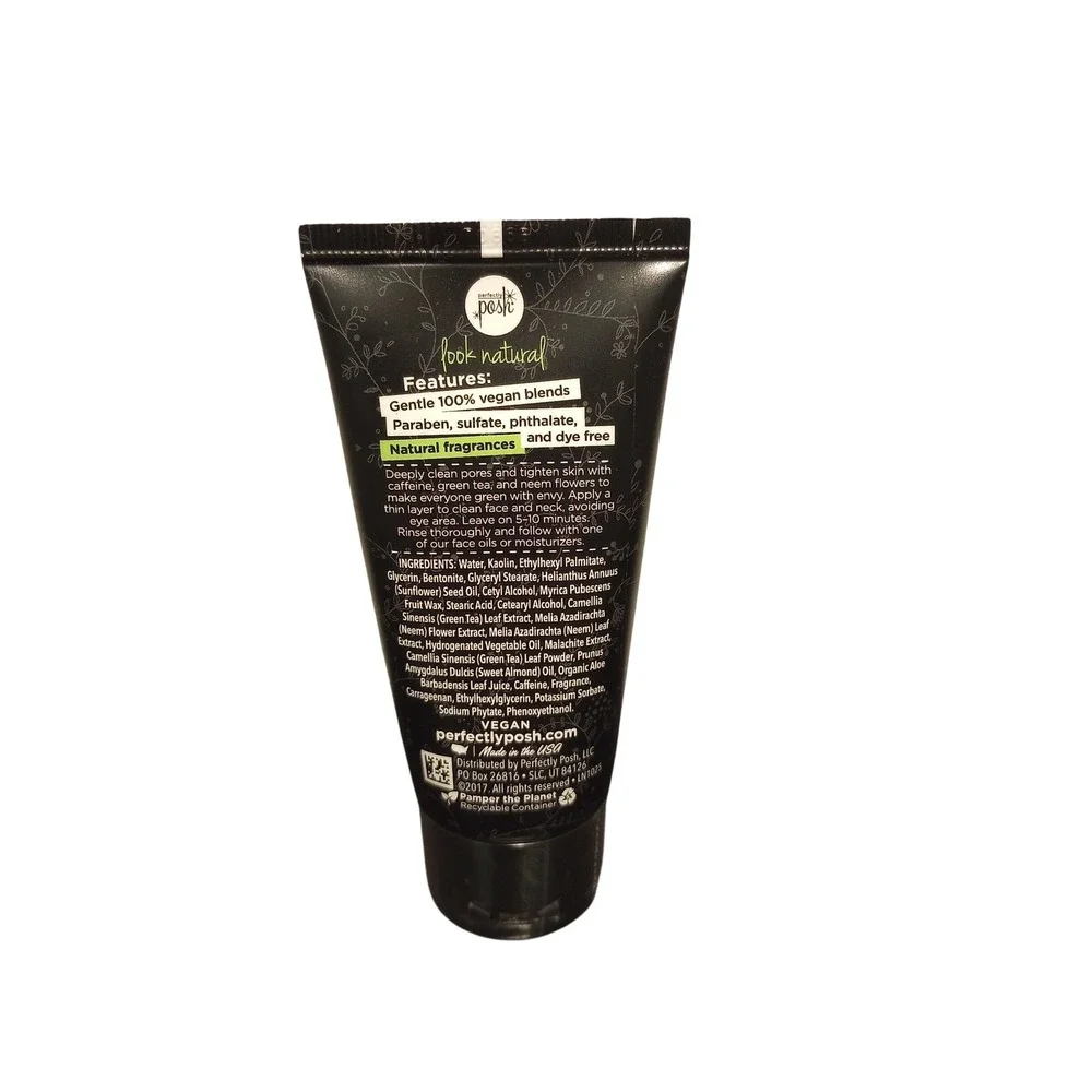 Perfectly Posh Look Natural Envy This Tightening Brightening Face Mask 2oz New